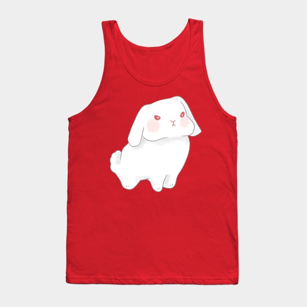 Angry REW Holland Lop Rabbit | Bunniesmee Tank Top by GambarGrace